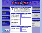 Webdesign fr Radio X, TranceXpress